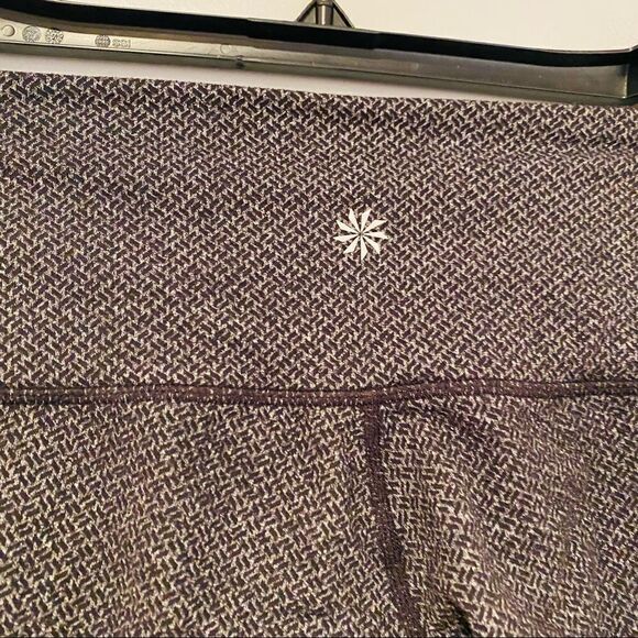 Athleta Herringbone Criss Cross Power Up 7/8 Leggings Size XS - Picture 5 of 8